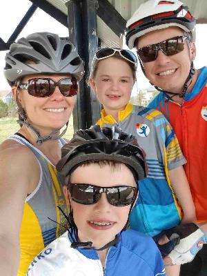 My family on a training ride!