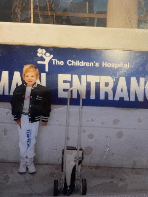 Jeff Sittner at Children's Hospital Colorado in 1990