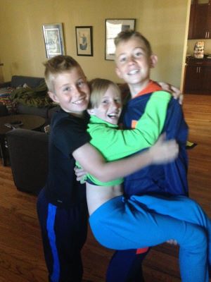 Calvin, me and Cooper