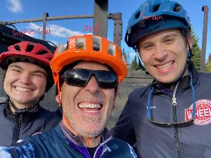 Sean, Ned (Sean's dad), and I during my first Courage Classic last year.