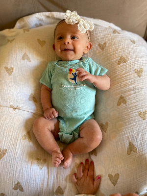 Piper a week after open heart surgery- March 2021