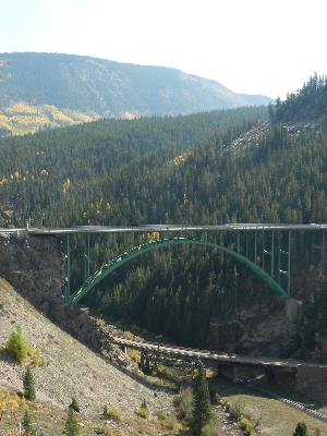 Highway 24 at Red Cliff - triangle route