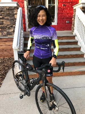 This is me about to go on a training ride for a past Courage Classic.