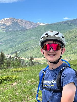 Eli on a ride from Frisco to Vail and back.