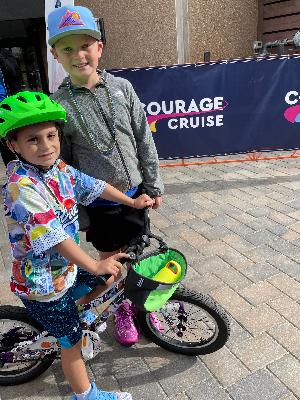 Isaac and Micah 2025 Courage Classic