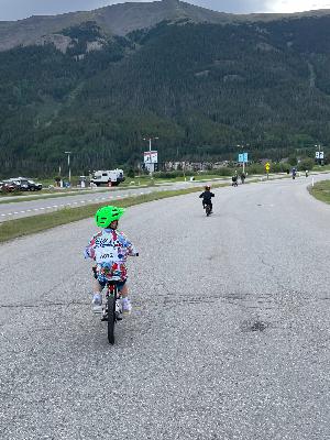 Family cruise ride at the Courage Classic 2025