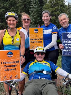 Team members at Vail Pass (2025)