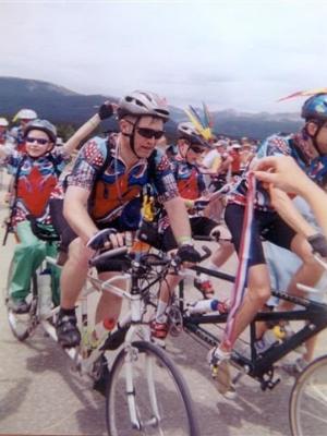Matt and I rode together in the 2002 Courage Classic!