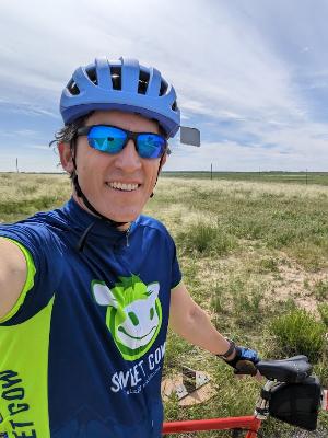 I ride for patients and families and I ride for ice cream!