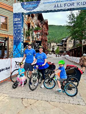 Our family before the ride!