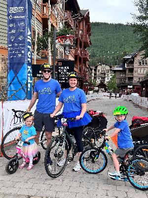 Our family at the Courage Classic in 2025