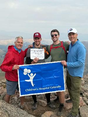 Grateful to climb alongside the founders of Climbing for Kids and be part of a mission that brings hope, healing, and support to Colorado children.